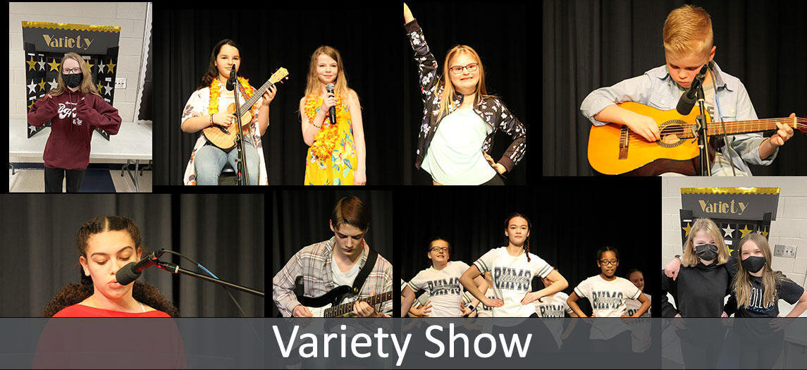 Collage of variety show performances