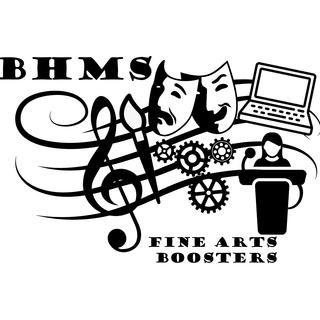 BHMS Fine Arts Boosters Collage logo